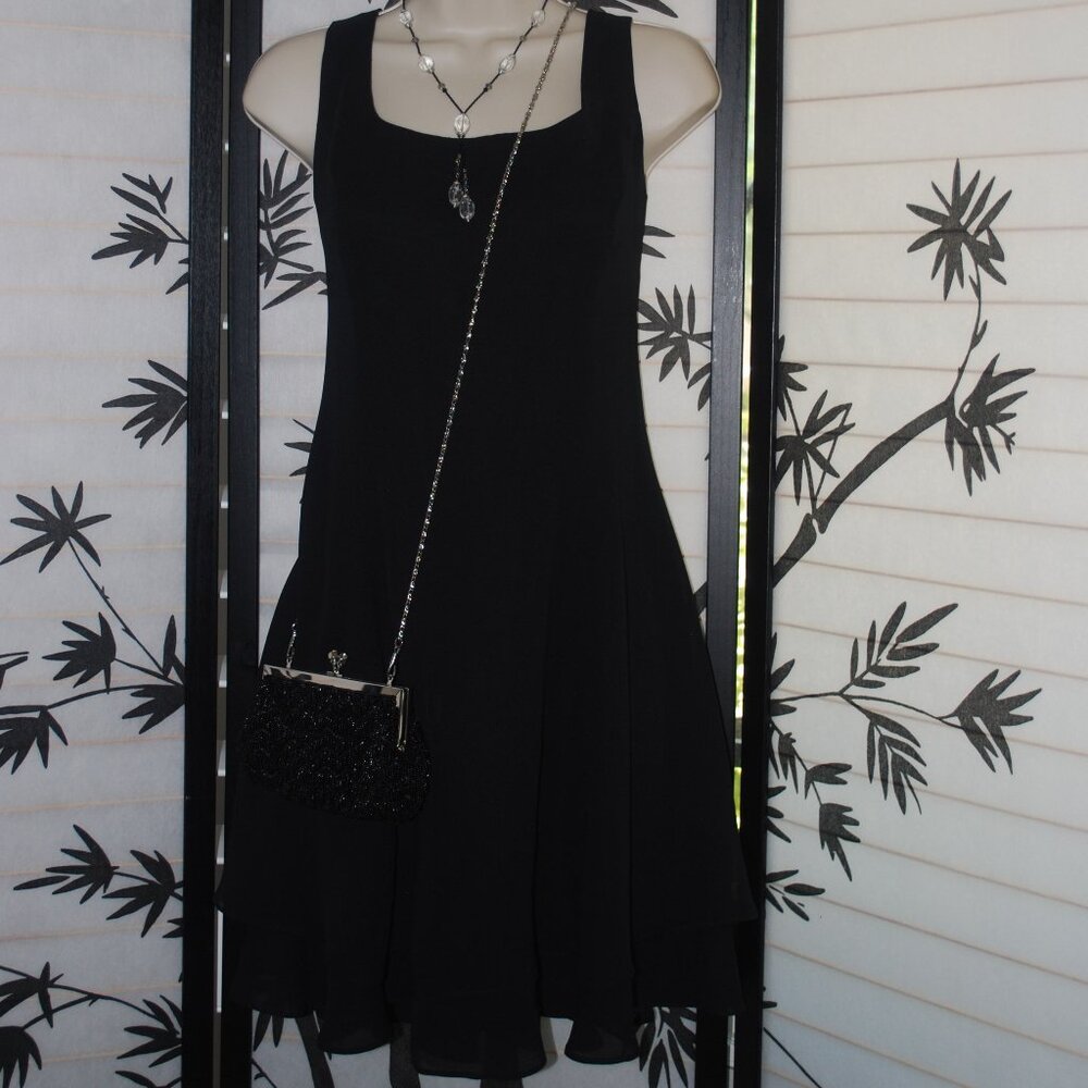 Vintage and Classic Hampton Nites Black Special Occasion Dress - Size 10